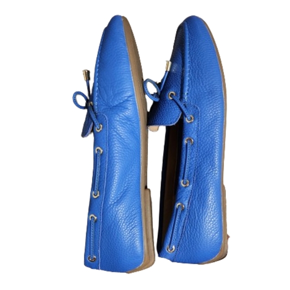 Talbots Jessie Biscayne Blue Driving Moccasin Loafer Size 8 - Picture 5 of 10